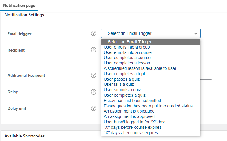 Revisão do LearnDash (2022): # 1 LMS WordPress Plugin 6 Learndash engagement triggers