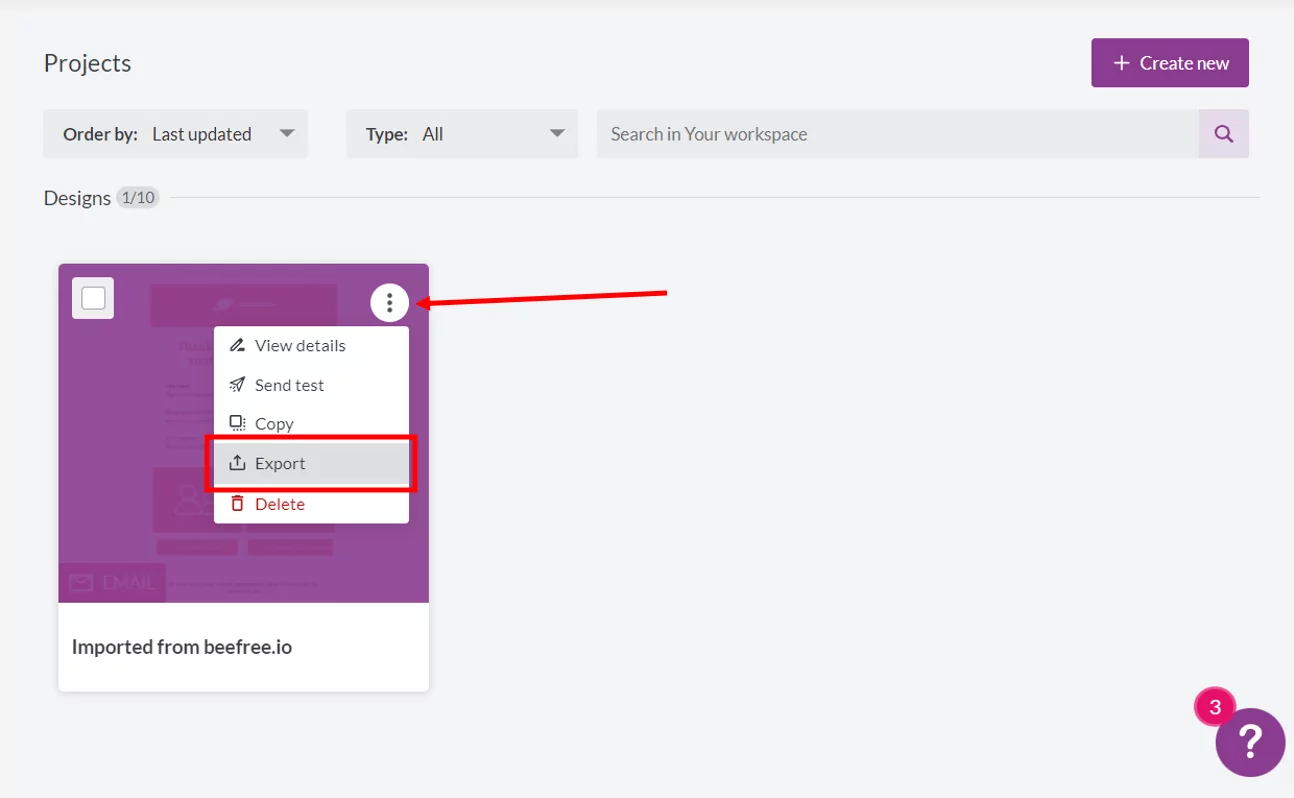 Come esportare email HTML