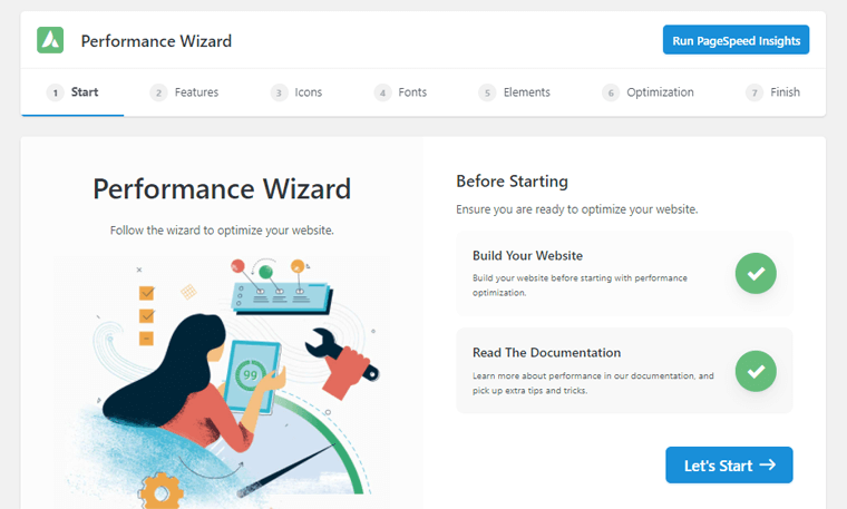Avada Performance Wizard