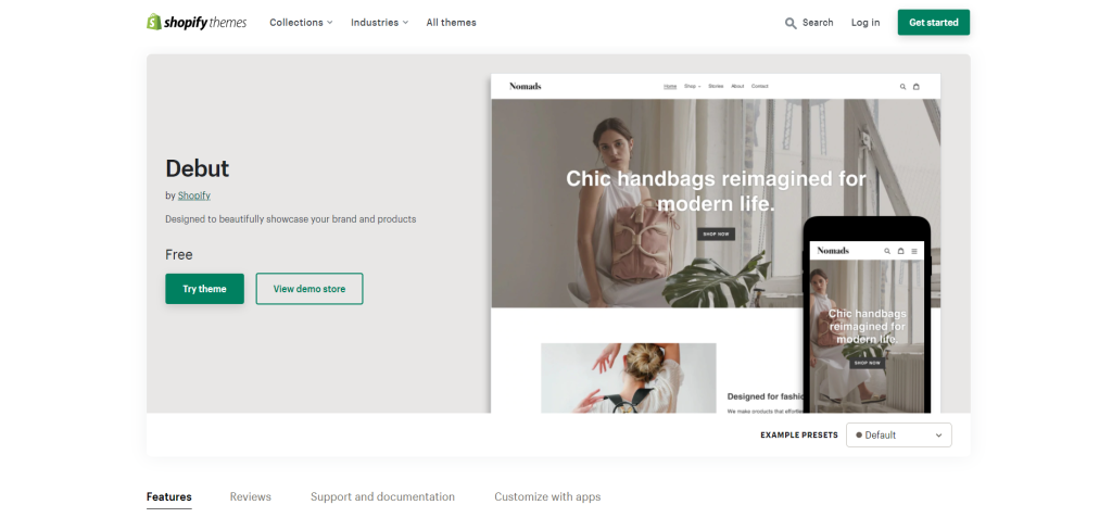 최고의 무료 Shopify 테마