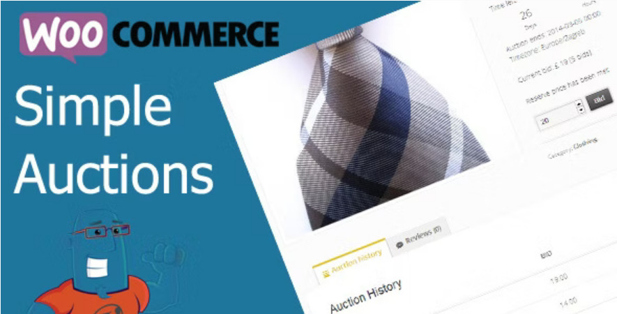 Плагин простых аукционов WooCommerce