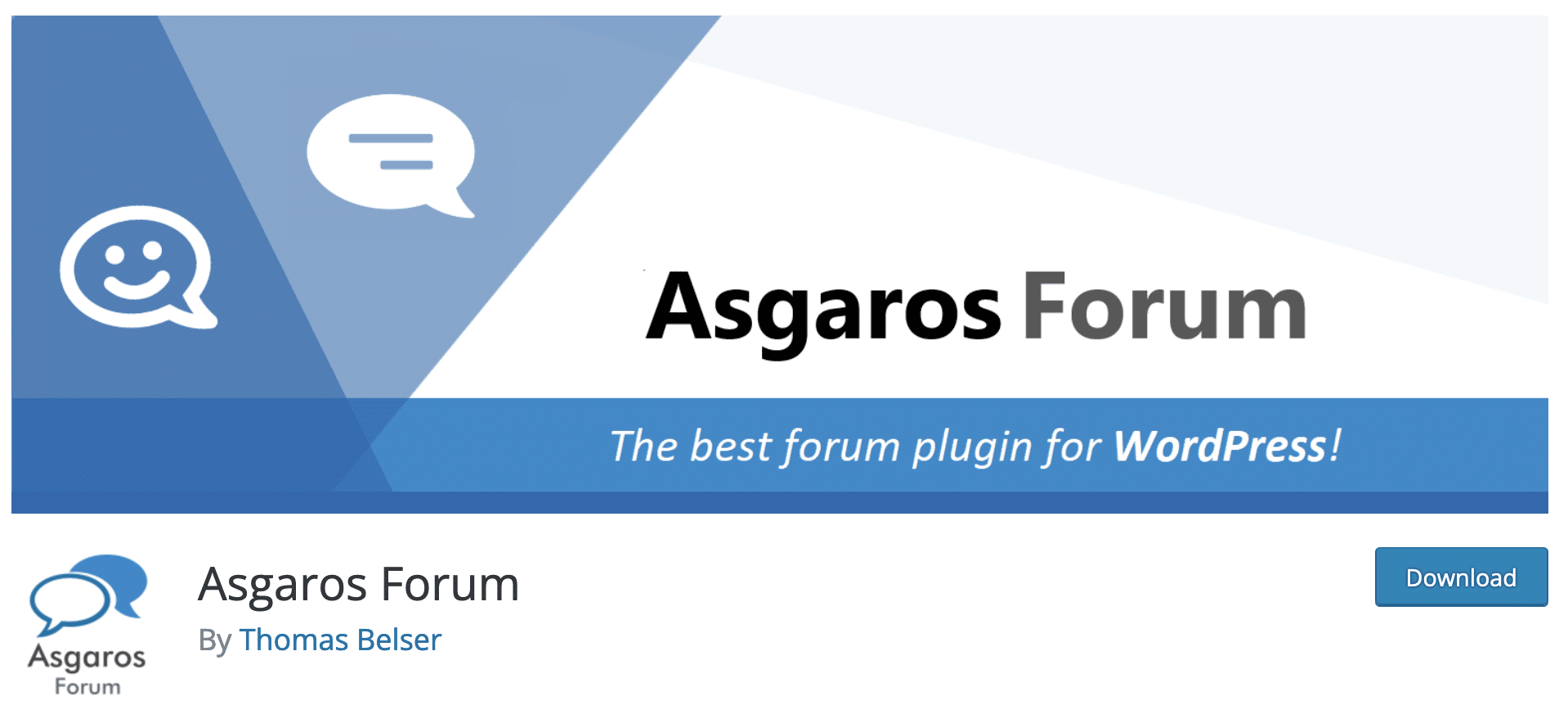 Asgarosフォーラムのダウンロードページ。