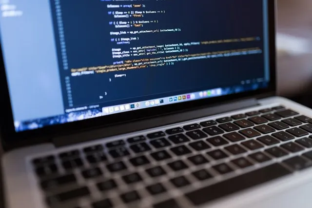 كمبيوتر محمول يعرض نماذج بحث متعددة في WordPress