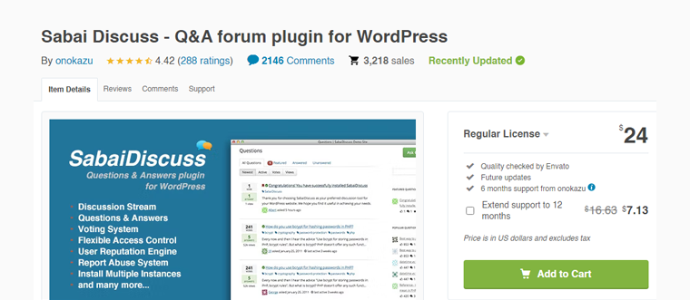 Sabai 토론 Q&A WordPress 플러그인