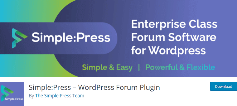 Simple:Press WordPress 포럼 플러그인