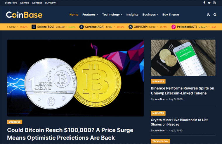 Thèmes Magazine SmartMag-WordPress