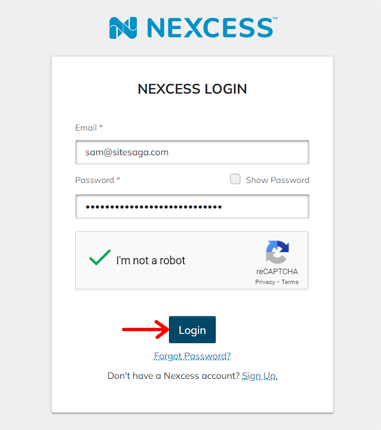 Iniciar sesión en Nexcess
