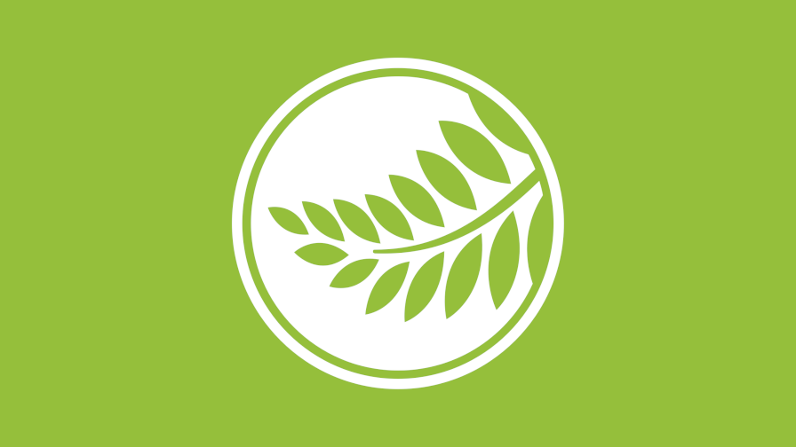 绿色背景上的白色 Pods 插件徽标。