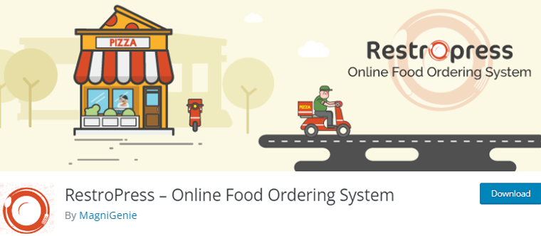 Sistema de pedidos de comida online RestoPress para WordPress