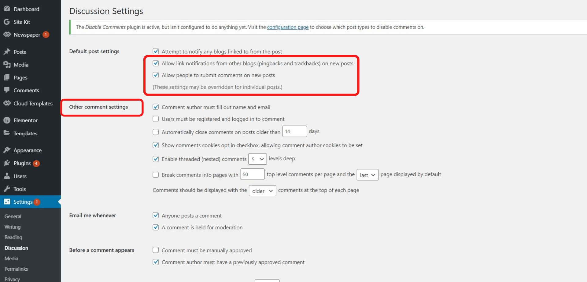 Cara Menonaktifkan Komentar di WordPress Nonaktifkan komentar menggunakan Plugin
