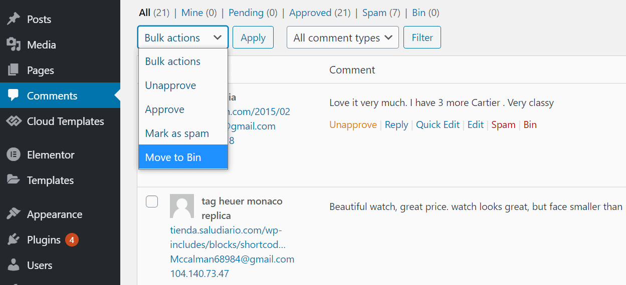 Cara Menonaktifkan Komentar di WordPress