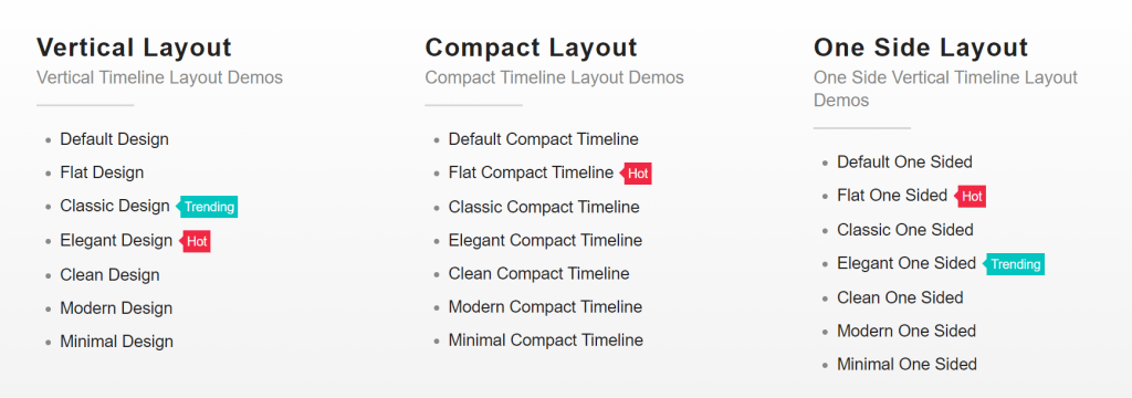 Meilleur plugin de chronologie WordPress Cool Timeline Pro