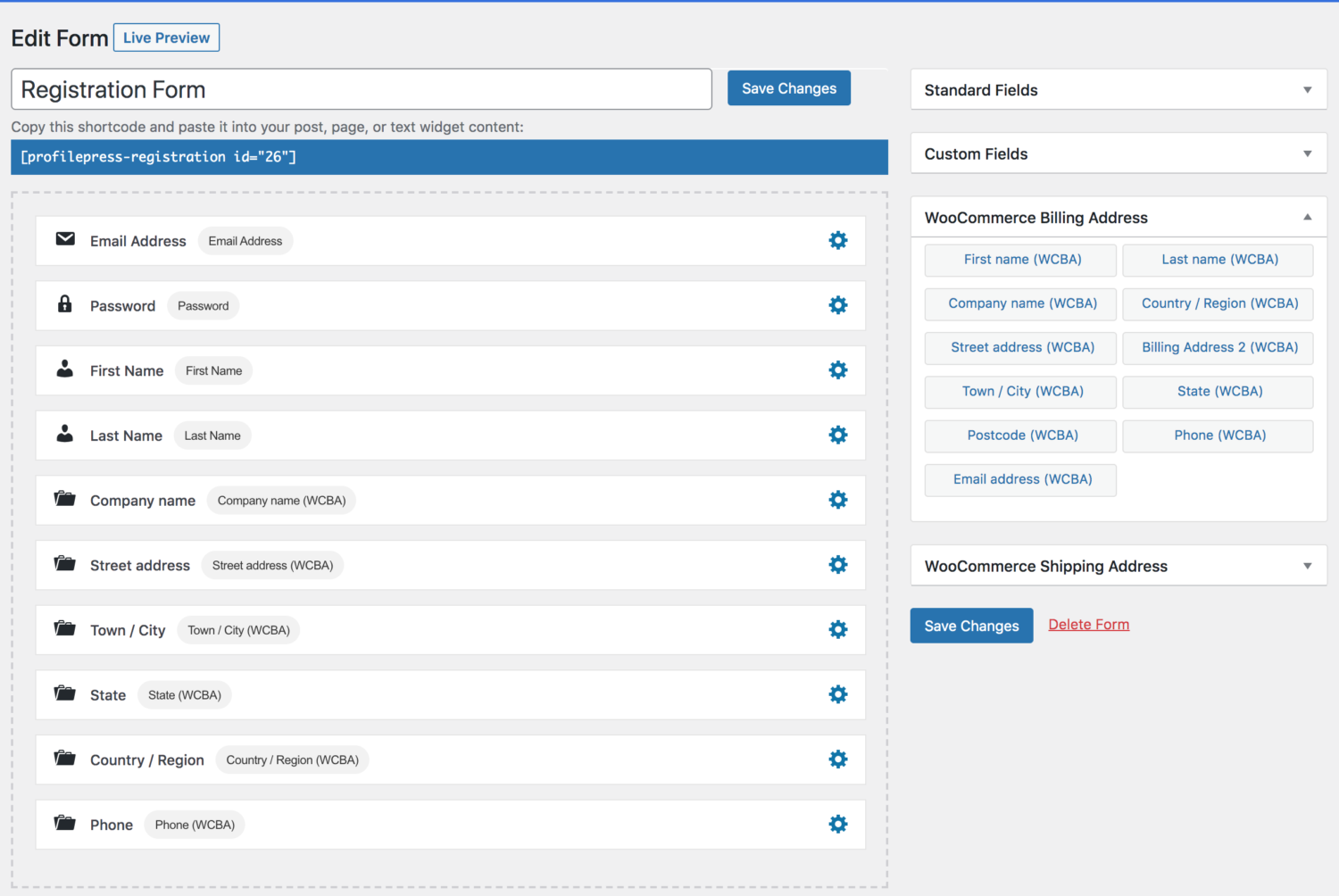 Ajouter des champs personnalisés au formulaire d'inscription WooCommerce