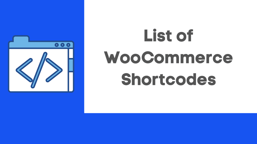 Liste der WooCommerce-Shortcodes