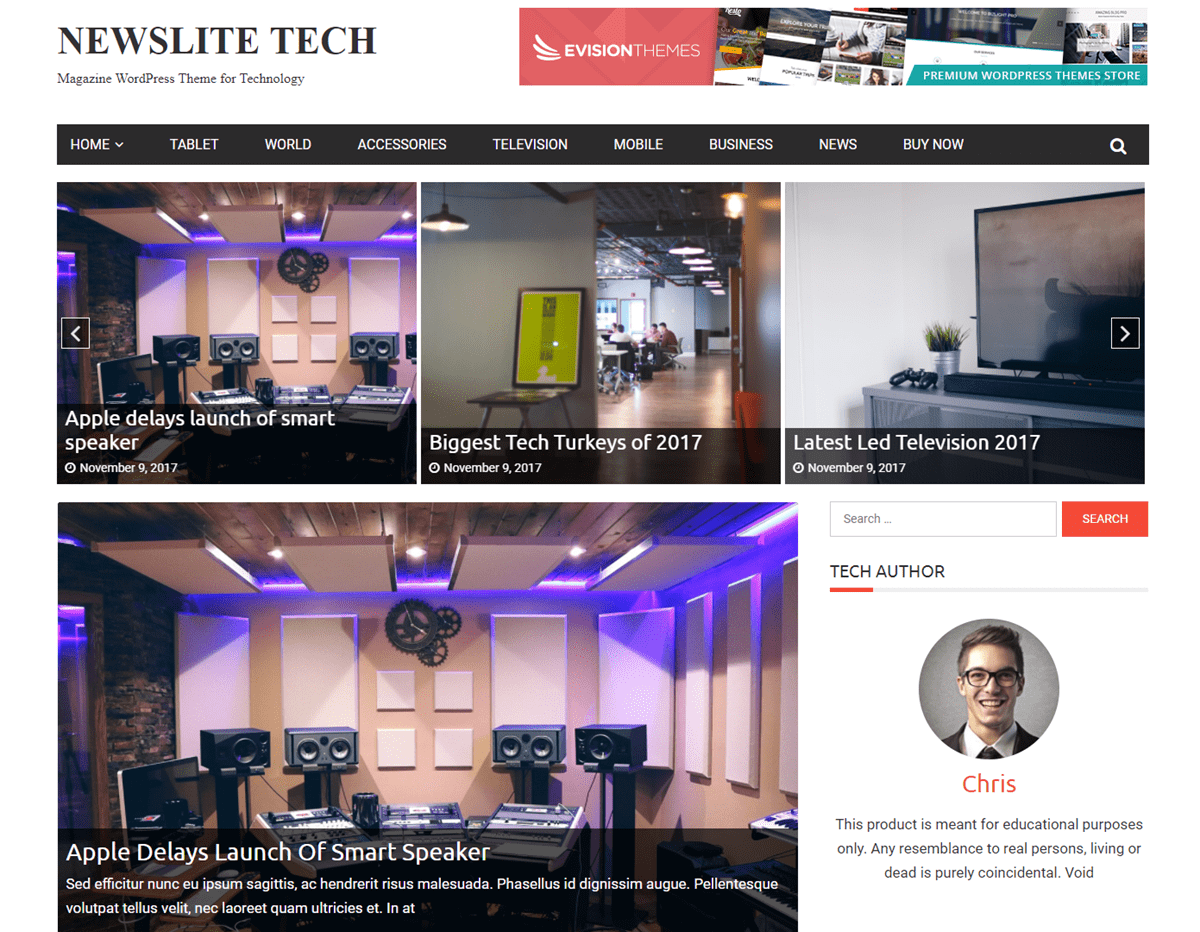 newslite-tech-premium-wordpress-theme