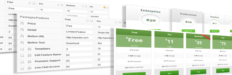 I 10 migliori plugin per tabelle dei prezzi di WordPress