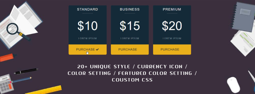 I 10 migliori plugin per tabelle dei prezzi di WordPress Screenshot 26