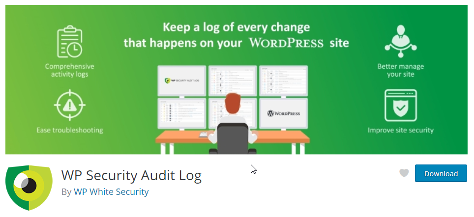 Плагин журнала аудита безопасности WP для WordPress