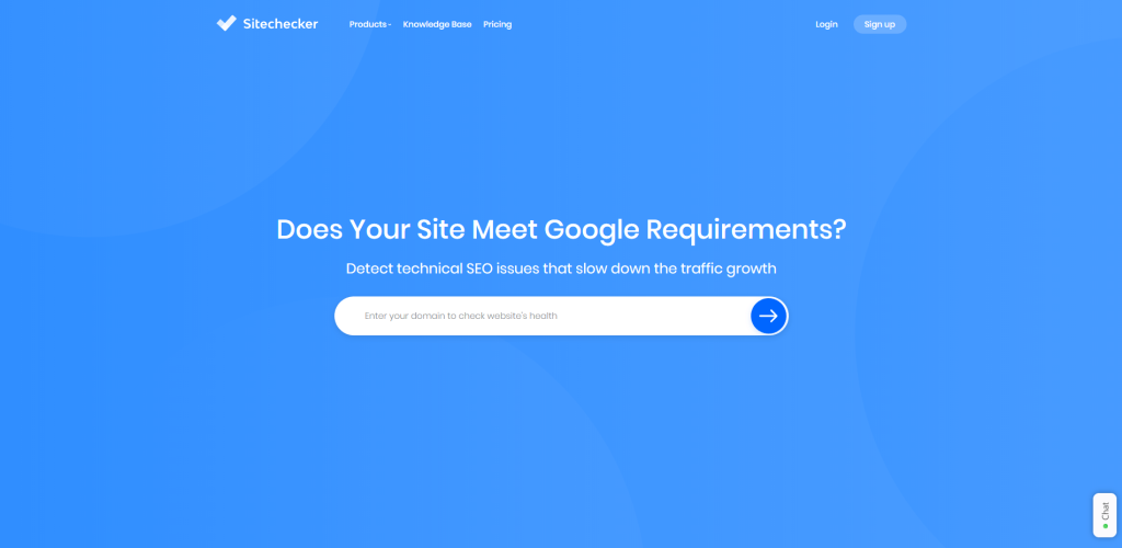 Verificador de links do Sitechecker - Para verificar links quebrados