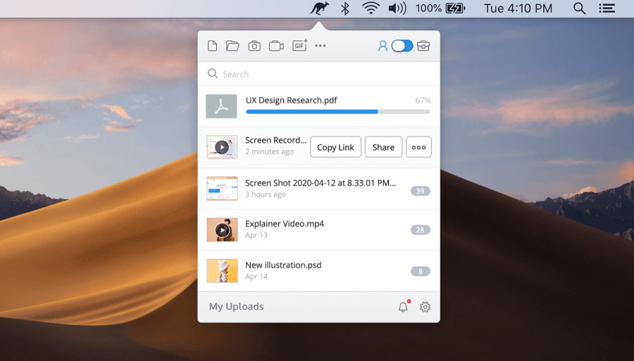Jumpshare on-line