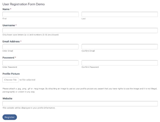 Progetta un modulo di iscrizione WordPress personalizzato