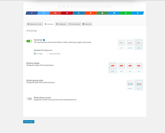 Kiwi Social Share — бесплатный плагин для WordPress.