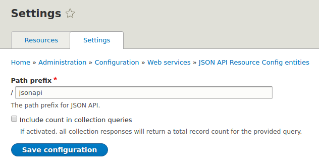 JSONAPIを構成する