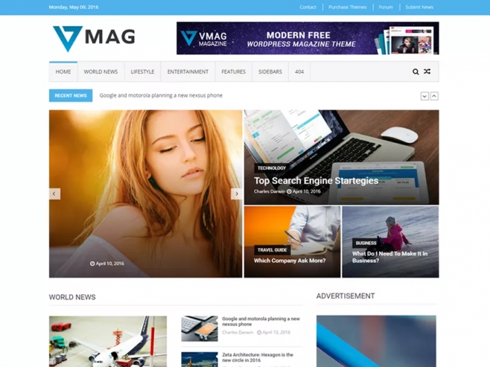Tema WordPress VMag