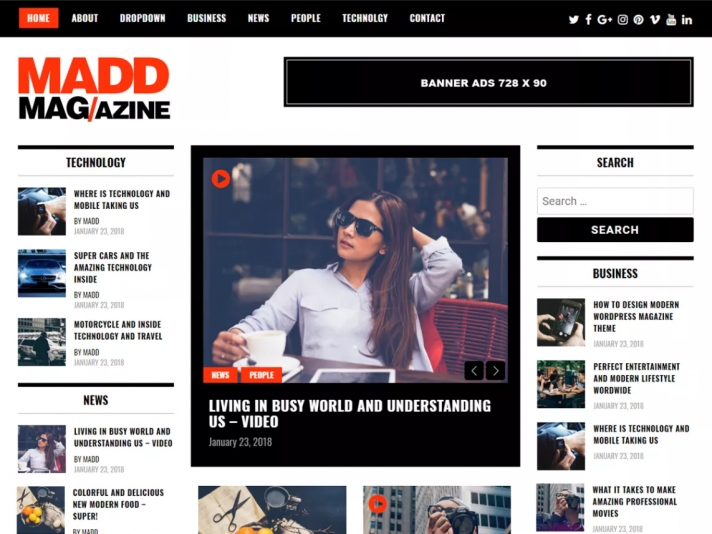 Tema WordPress Mad Magazine