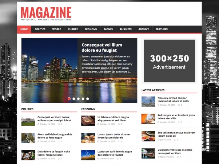Tema WordPress MH Magazine Lite