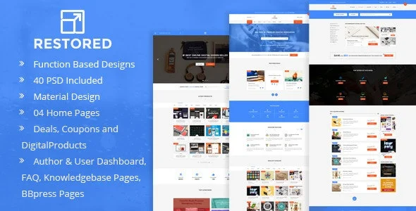 Wiederhergestelltes WordPress-Theme