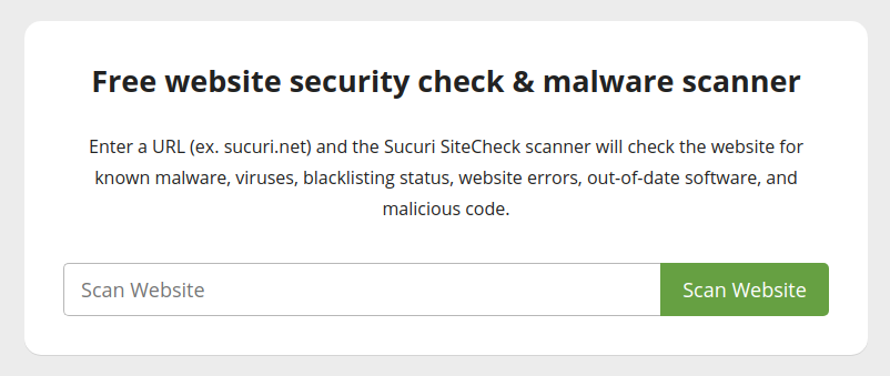 Scanner di malware in grado di rilevare malware di spam SEO