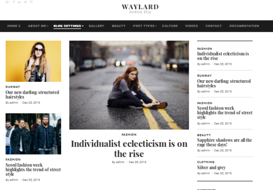 Waylarddrupalテーマメディアサイト