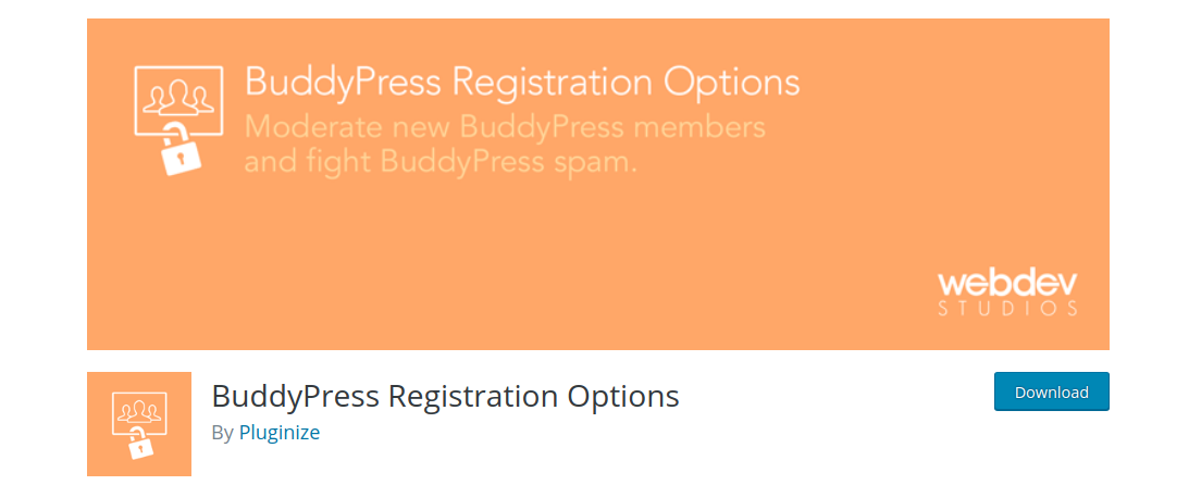 BuddyPress登録オプション