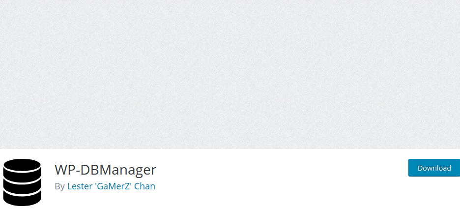 WP-DB Manager