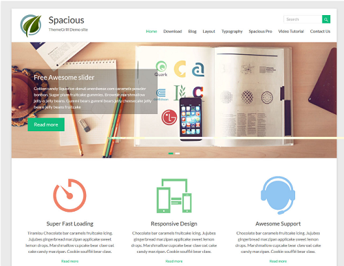 tema wordpress yang luas