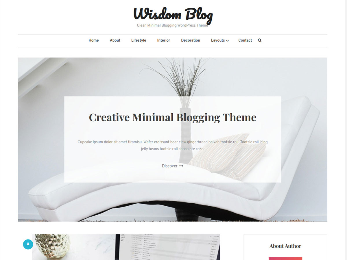 kebijaksanaan-blog-minimalis-WordPress-tema