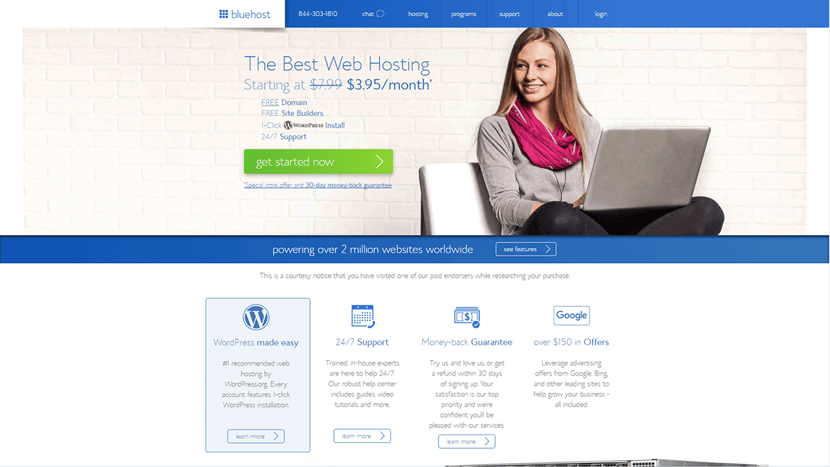Beranda BlueHost.