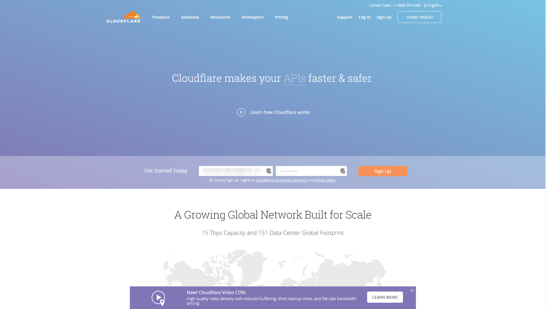 Beranda Cloudflare.