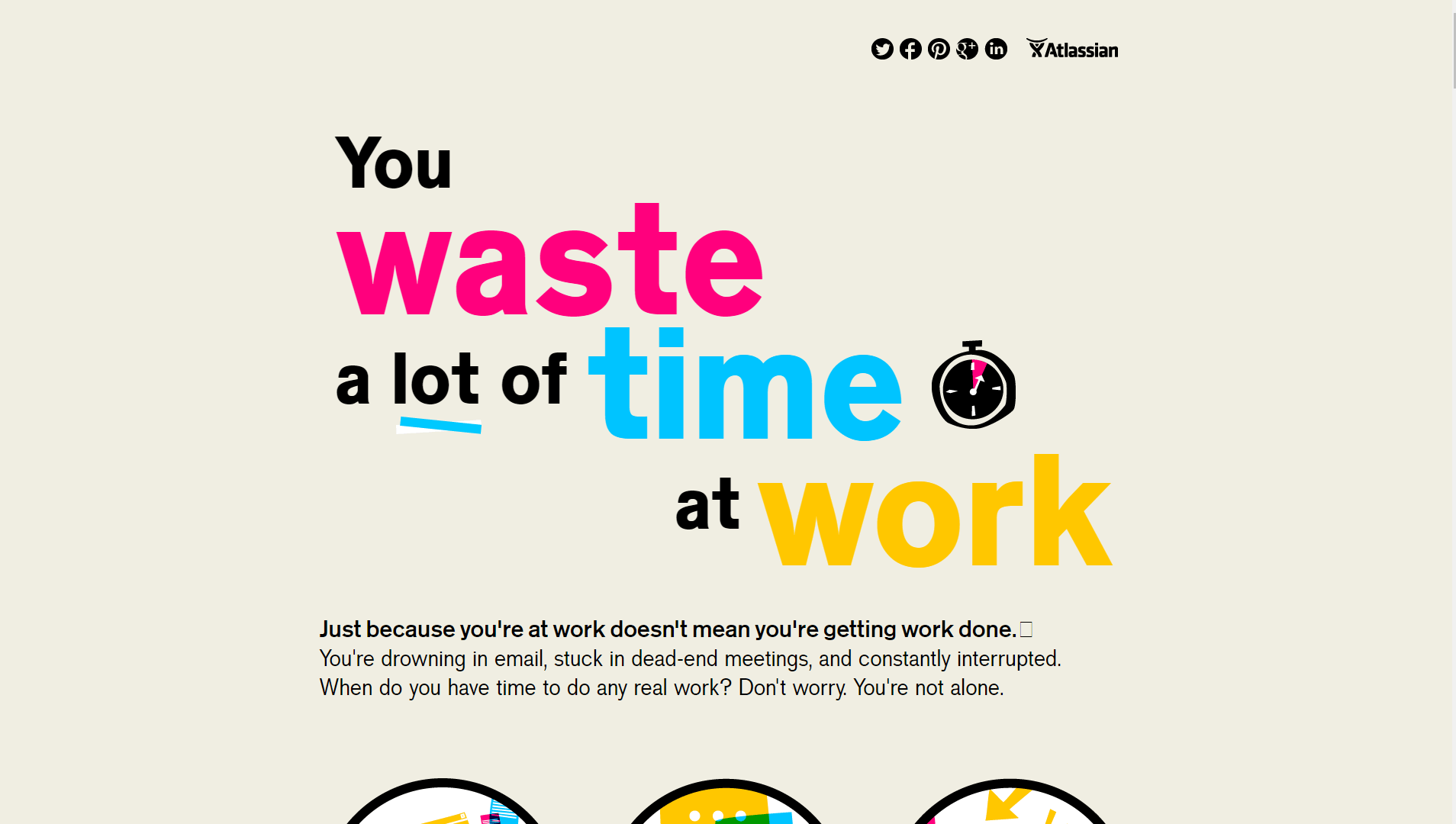 Um exemplo de tipografia em negrito em web design.