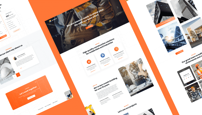 Cara Membuat Situs Web Konstruksi Template Elementor GRATIS 2 Construction website