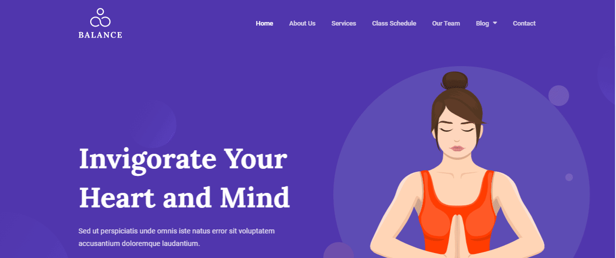 Elementor無料テンプレート9を使用して独自のヨガウェブサイトを作成する方法 Yoga Website using Elementor