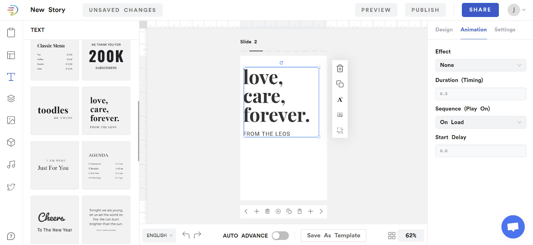 MakeStoriesプラグインエディタでのテストベースのパターン。