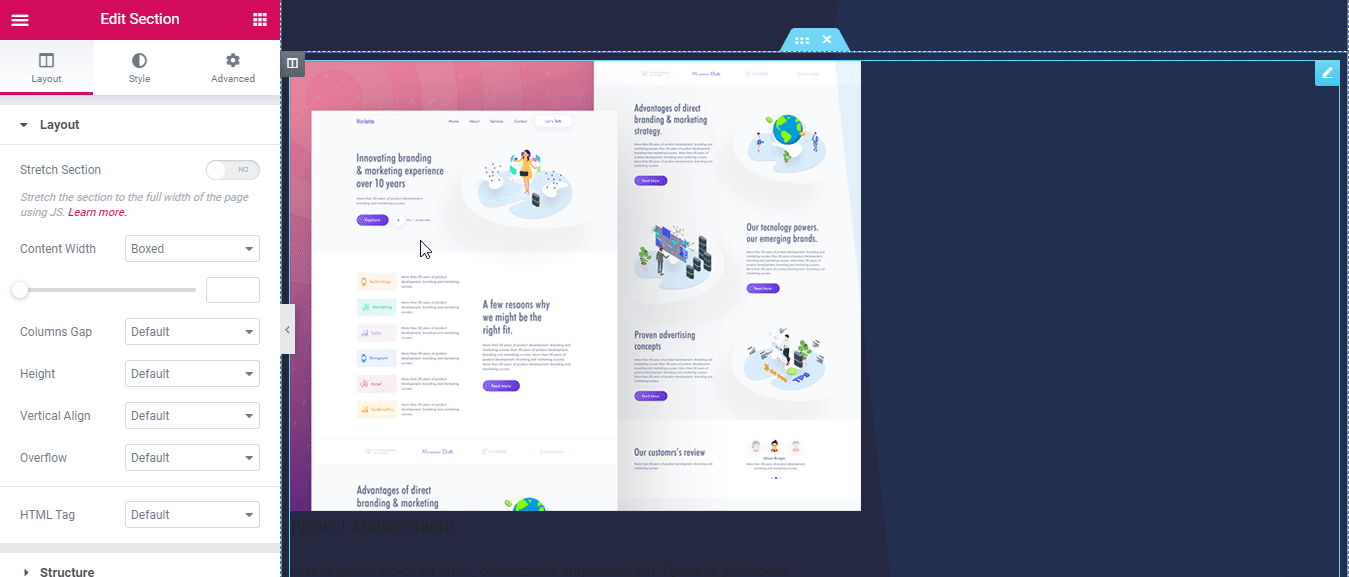 La mejor plantilla de Elementor para crear un sitio web de agencia impresionante en WordPress sin ningún tipo de codificación 13 agency website in WordPress