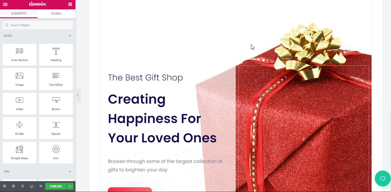 Cómo construir una tienda de regalos de WooCommerce usando la plantilla GRATUITA de Elementor 11 WooCommerce gift shop