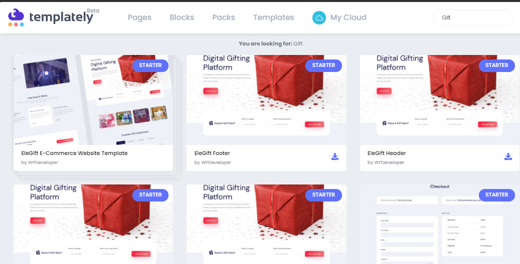 Cómo construir una tienda de regalos de WooCommerce usando la plantilla GRATUITA de Elementor 9 WooCommerce gift shop