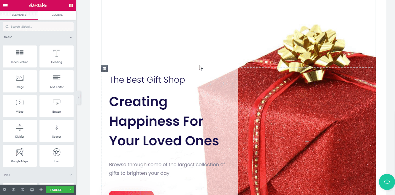 Cómo construir una tienda de regalos de WooCommerce usando la plantilla GRATUITA de Elementor 10 WooCommerce gift shop