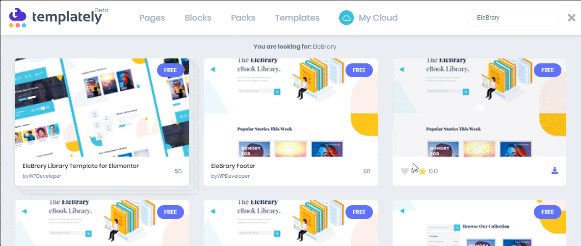 Come creare uno straordinario sito Web di librerie utilizzando Elementor gratuitamente 9 Library Website Using Elementor