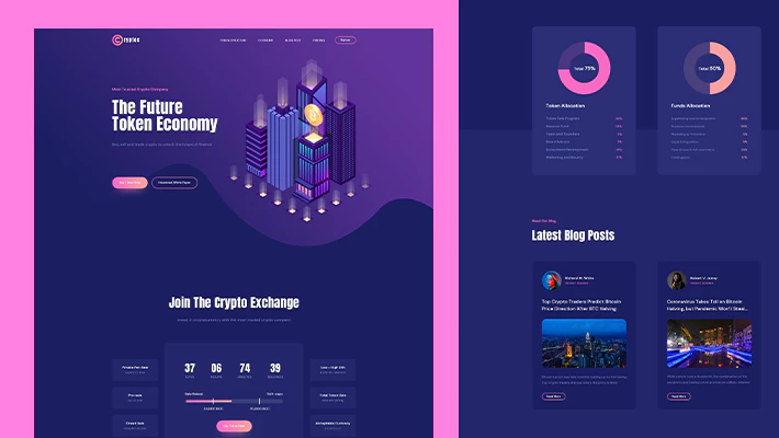 Как мгновенно создать криптовалютный сайт WordPress без программирования 2 Cryptocurrency Website