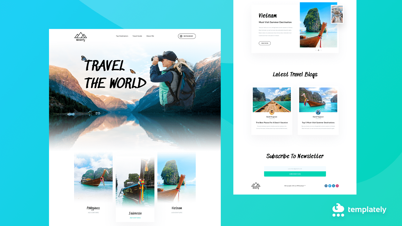 travel website
